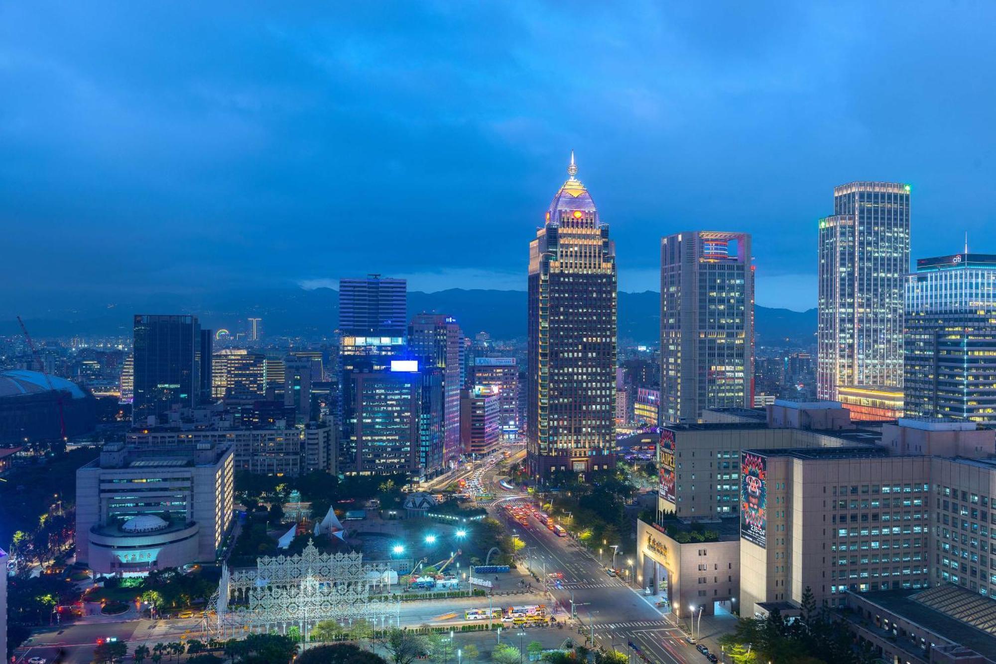 Hotel Grand Hyatt Taipéi Exterior foto Skyline of Kaohsiung
