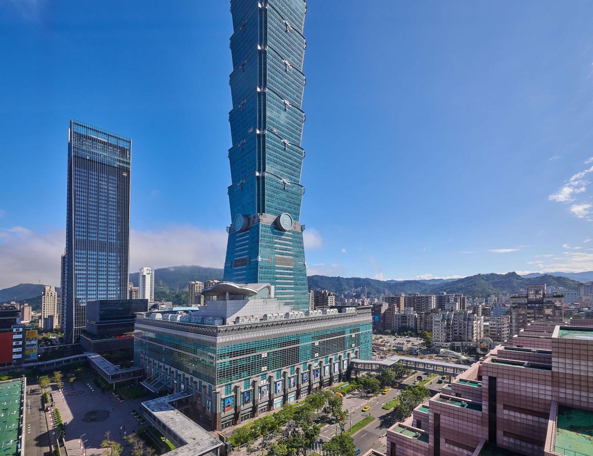 Hotel Grand Hyatt Taipéi Exterior foto Taipei 101