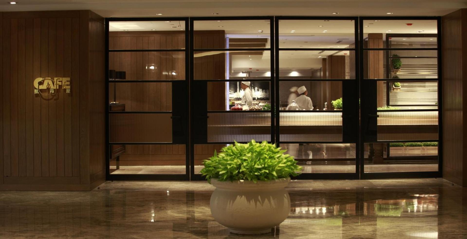 Hotel Grand Hyatt Taipéi Exterior foto The kitchen at the restaurant